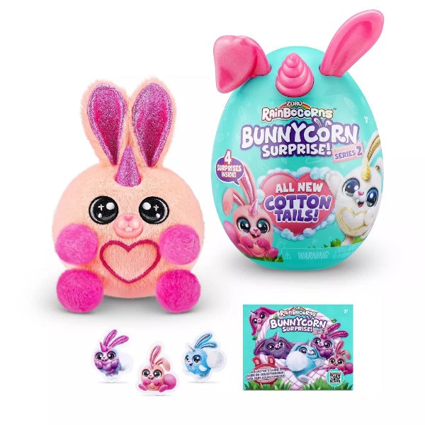 ZURU Rainbocorns Bunnycorn Surprise Series 2 Plush