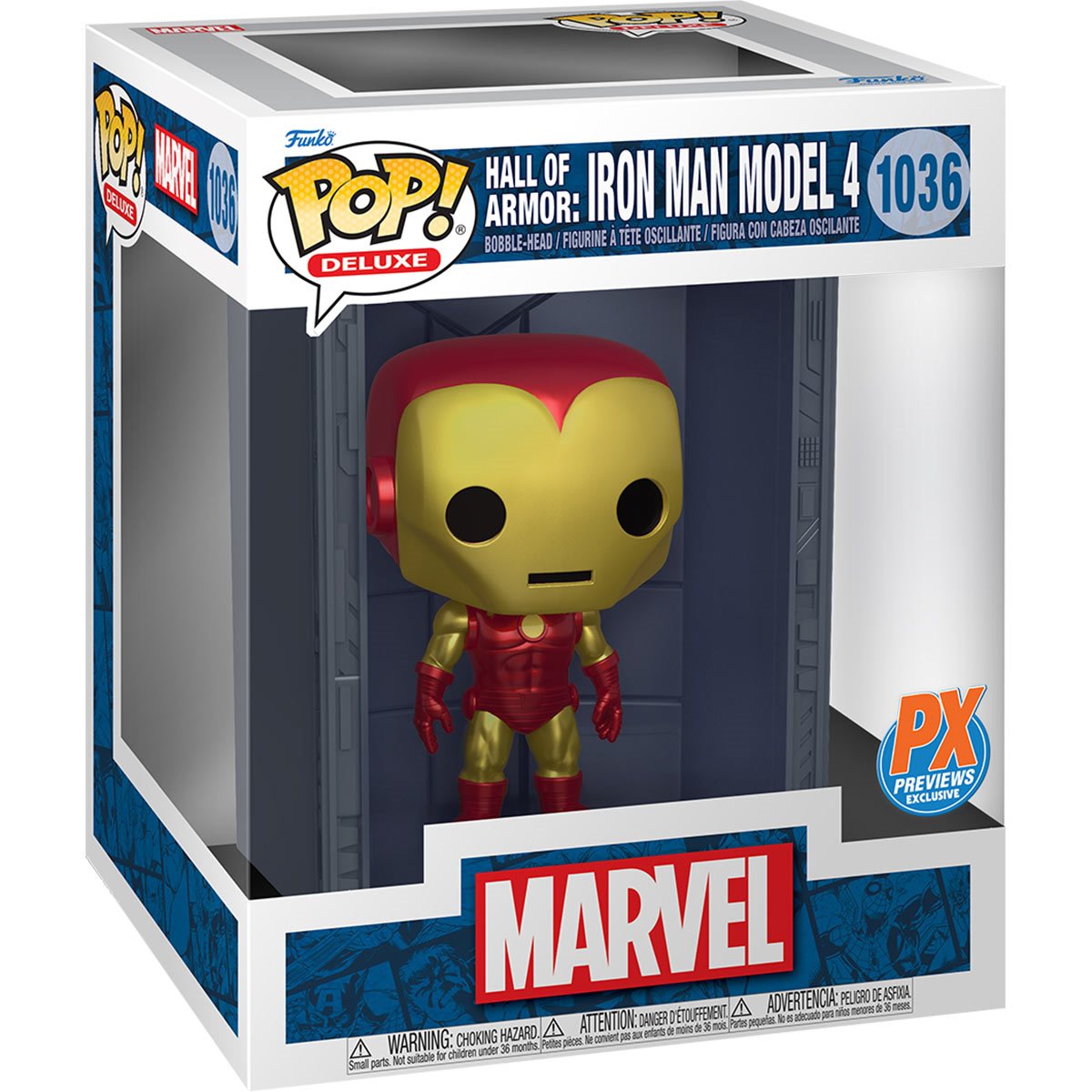 Funko Pop! Deluxe: Marvel - Iron Man Hall of Armor Model 4