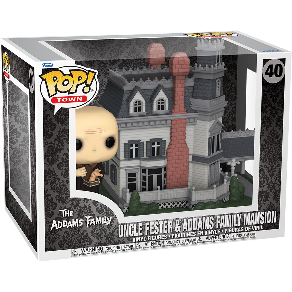 Funko Pop! The Addams Family Uncle Fester & Addams Family Mansion