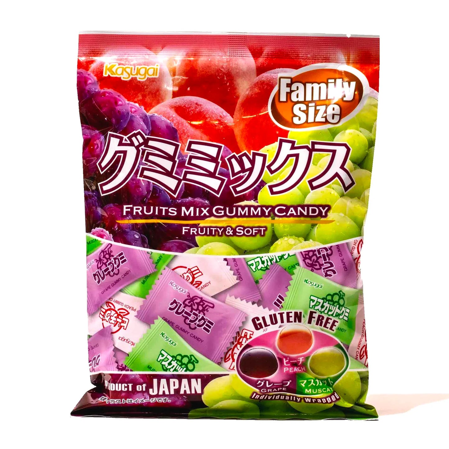 Kasugai Fruits Gummy Mix: Family Size