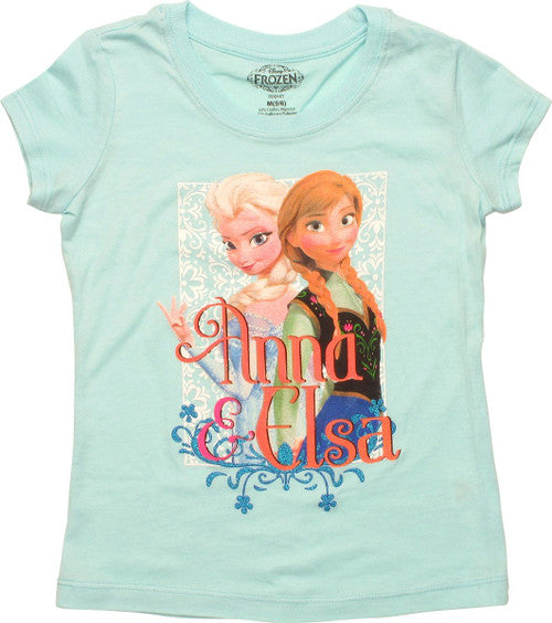 Frozen Anna Elsa Names Juvenile T-Shirt