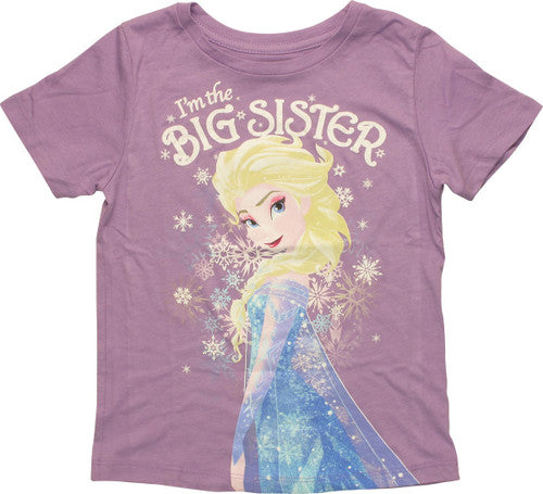 Frozen Elsa I'm the Big Sister Juvenile T-Shirt