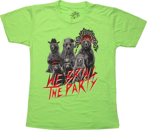 Funny Bears We Bring the Party Youth T-Shirt