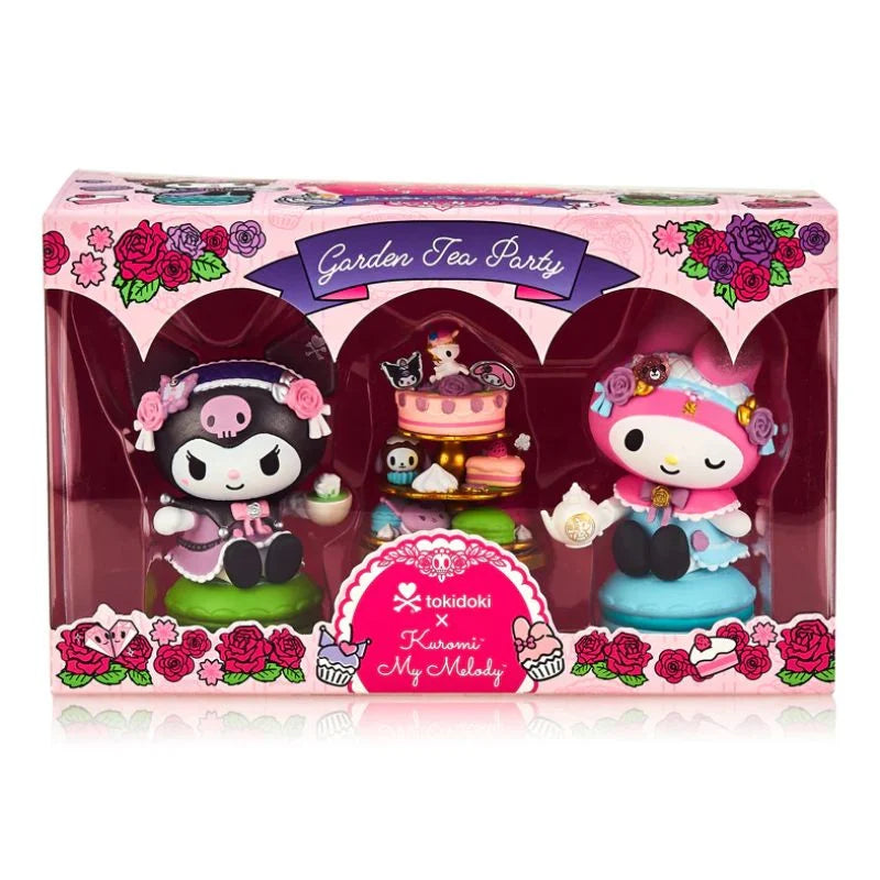 tokidoki X Hello Kitty and Friends Kuromi & My Melody Tea Party Limited Edition Figure