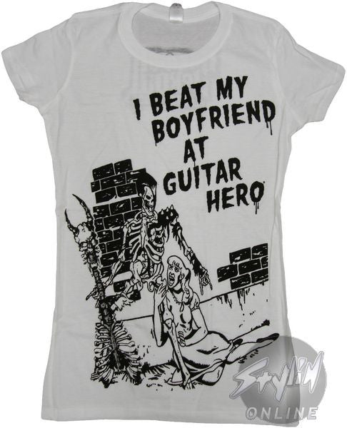 Guitar Hero Beat Boyfriend Baby T-Shirt