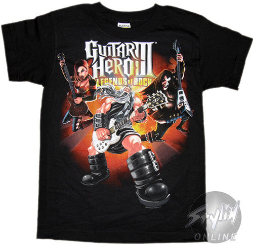 Guitar Hero God of Rock Youth T-Shirt