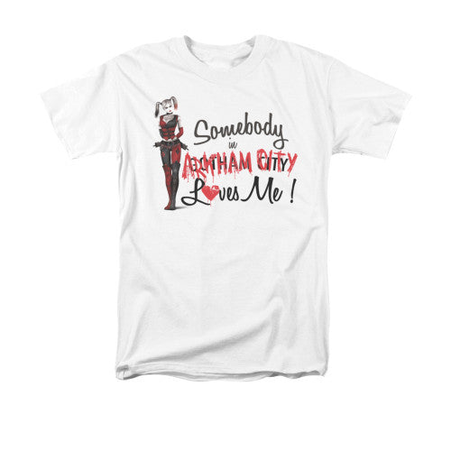 Harley Quinn Arkham City Somebody Loves Me T-Shirt