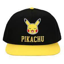 Pokemon Pikachu Laugh Youth Snap Hat in Yellow Stylin Online