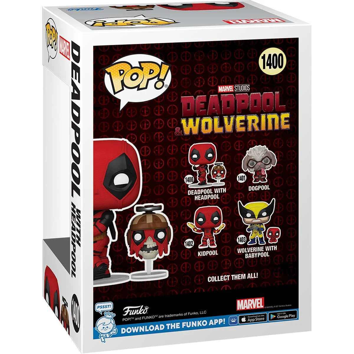 Funko Pop! Deadpool & Wolverine Deadpool with Headpool