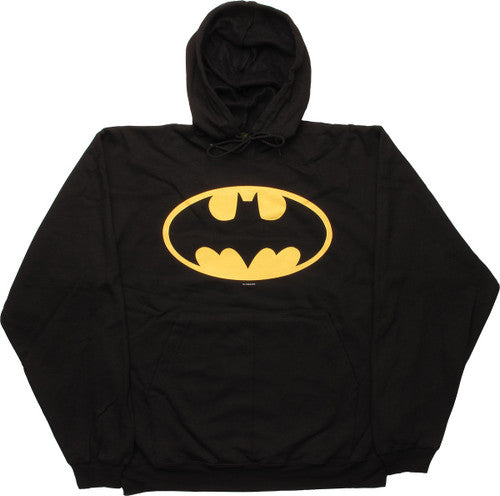 Batman Yellow Logo Pullover Hoodie