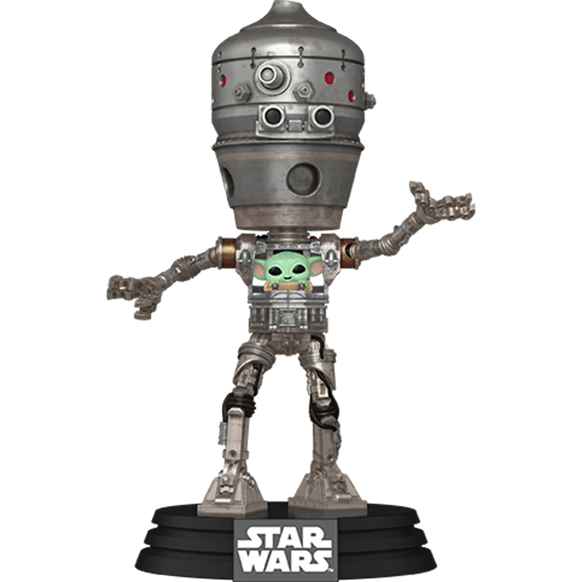 Funko Pop! Star Wars: The Mandalorian IG-12 with Grogu Deluxe