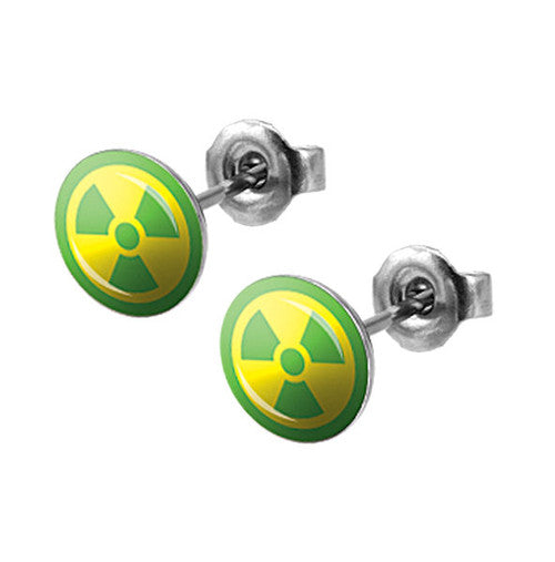 Incredible Hulk Stud Earrings in Yellow