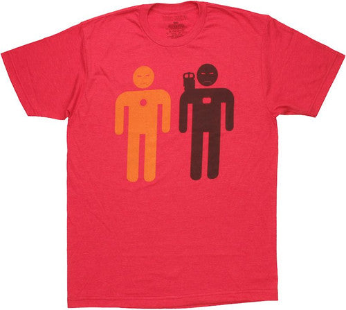 Iron Man 3 Simple Team T-Shirt Sheer