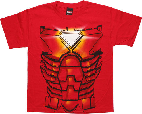 Iron Man Costume Suit Youth T-Shirt