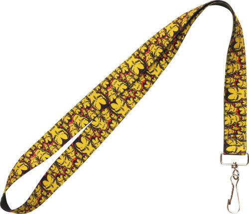 Iron Man Face Helmet All Over Elastic Lanyard