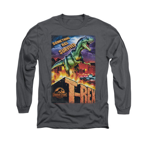 Jurassic Park Rex in City Long Sleeve T-Shirt