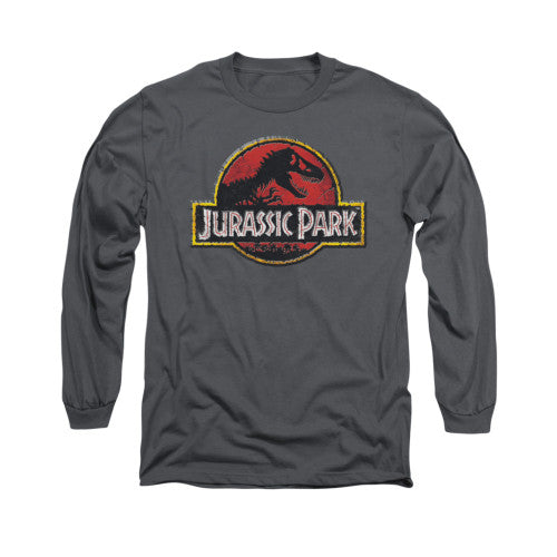 Jurassic Park Stone Logo Long Sleeve T-Shirt