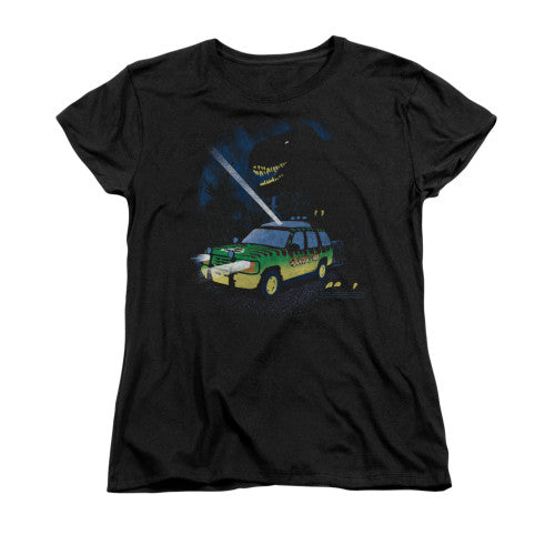 Jurassic Park Turn It Off Ladies T-Shirt