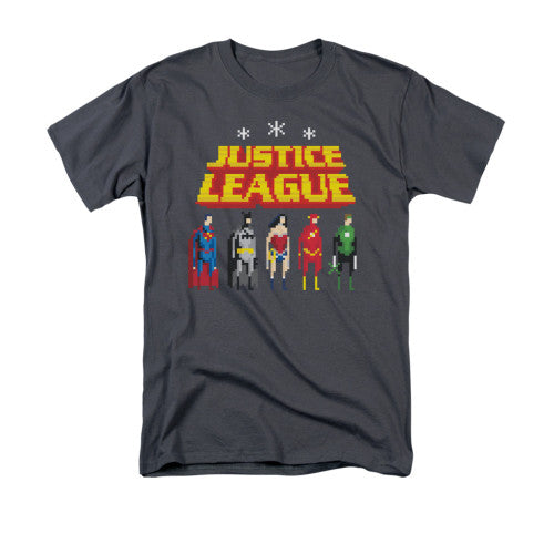 Justice League Standing Below T-Shirt