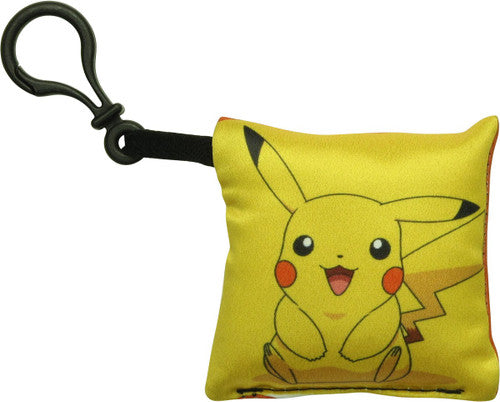 Pokemon Pikachu Pokeball Pillow Keychain in Red