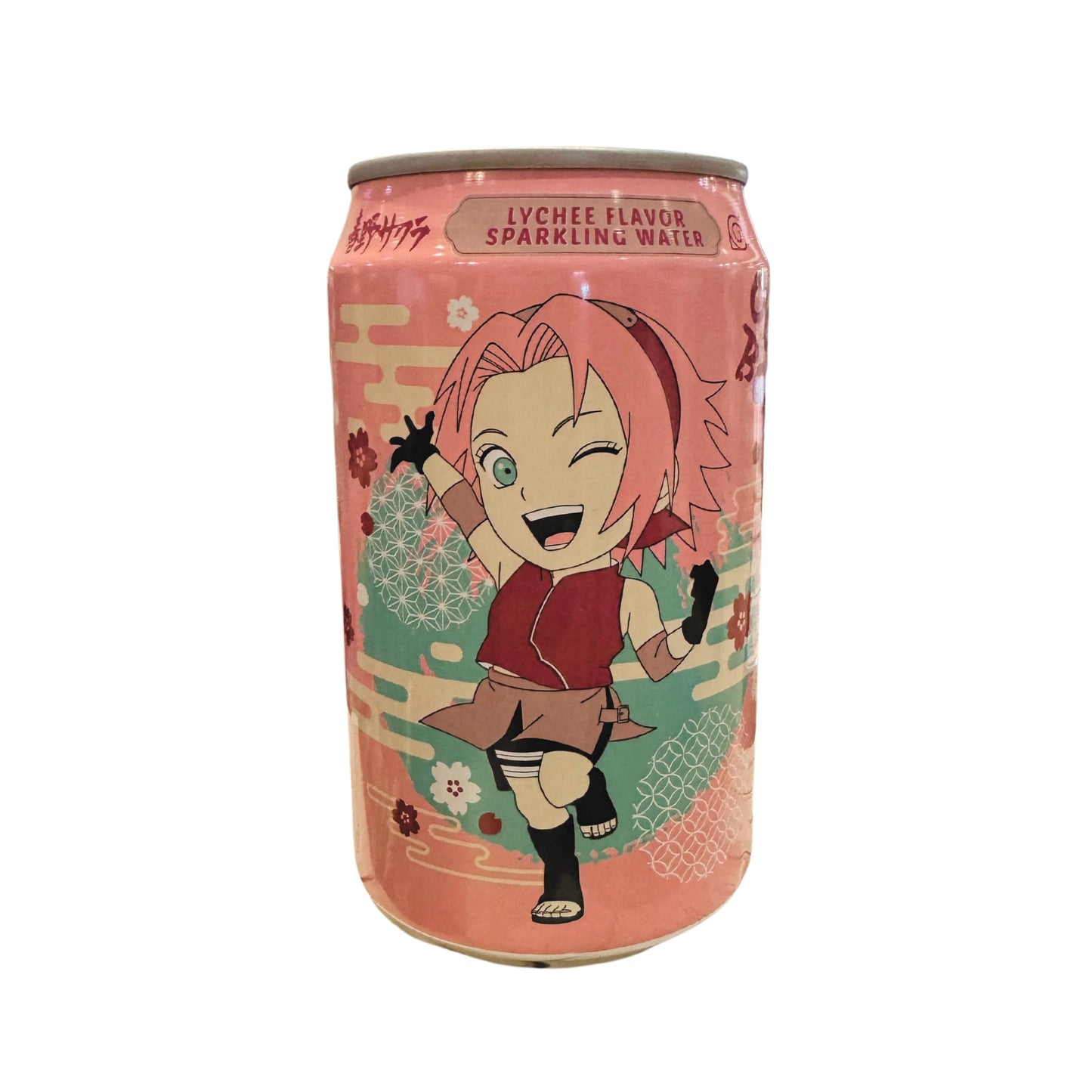 Ocean Bomb Naruto Sakura Lychee Sparkling Water