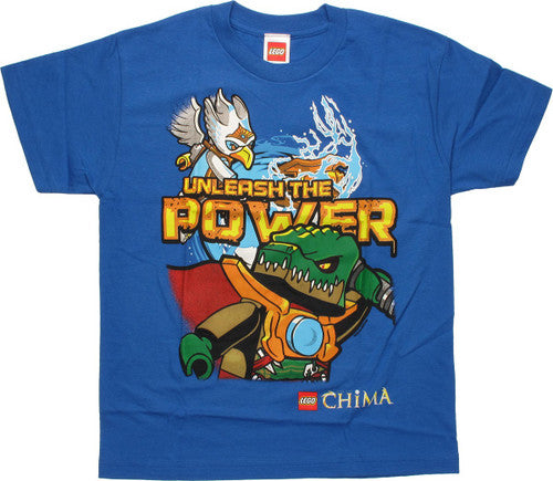 Lego Chima Unleash Power Blue Youth T-Shirt