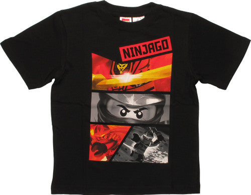 Lego Ninjago Panels Juvenile T-Shirt