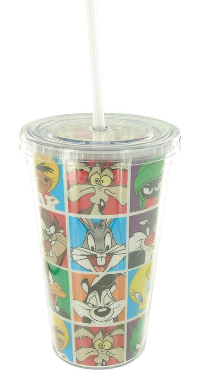 Looney Tunes Character Grid Travel Cup