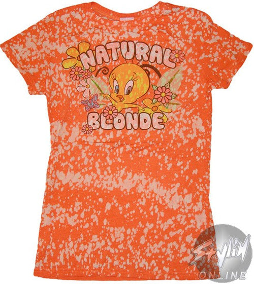 Looney Tunes Tweety Natural Blonde Juniors T-Shirt