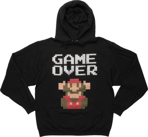 Mario 8 Bit Game Over Hoodie