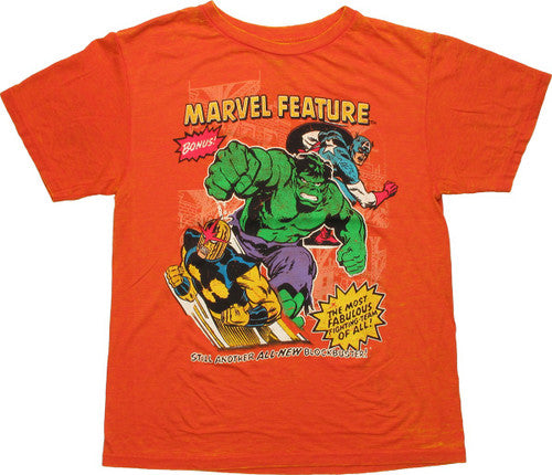 Marvel Feature Burnout Youth T-Shirt