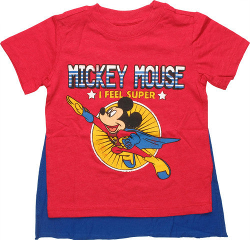 Mickey Mouse Feel Super Caped Toddler T-Shirt