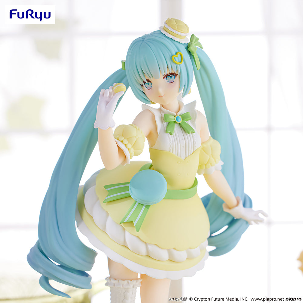 Hatsune Miku Exceed Creative Figure -SweetSweets Series Macaroon Citron Color