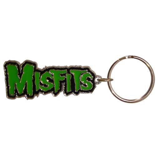 Misfits Name Keychain in Green