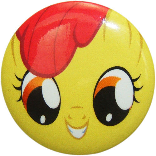 My Little Pony Apple Bloom Face Button in Yellow