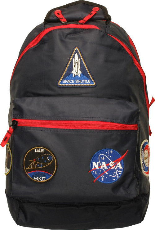 NASA Patches Backpack in Red