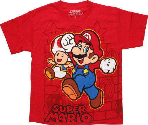 Nintendo Super Mario Around Youth T-Shirt