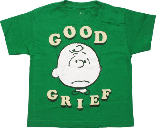 Peanuts Charlie Brown Good Grief Juvenile T-Shirt