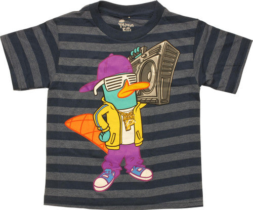 Phineas and Ferb Agent P Striped Juvenile T-Shirt