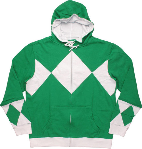 Power Rangers Green Costume Hoodie