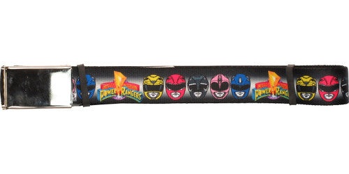 Power Rangers Helmets Chrome Mesh Belt in Red