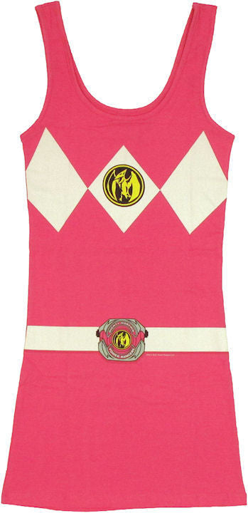 Power Rangers Pink Costume Tank Top Dress