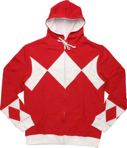 Power Rangers Red Costume Hoodie