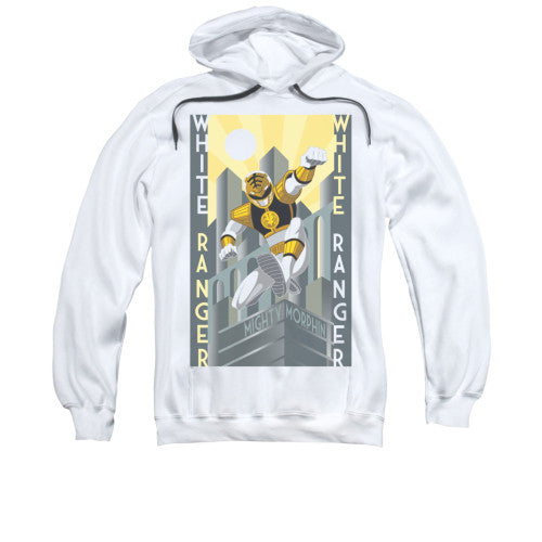 Power Rangers White Ranger Deco Pullover Hoodie