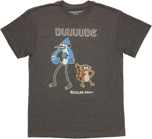 Regular Show Duuuude Heather T-Shirt