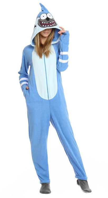 Regular Show Mordecai Costume Union Suit