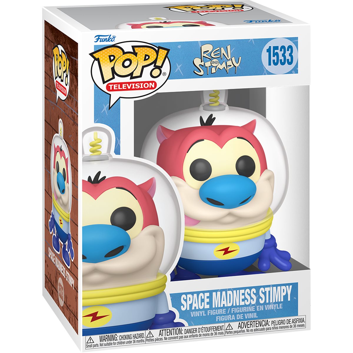 Funko Pop! Nickelodeon The Ren & Stimpy Show Space Madness Stimpy