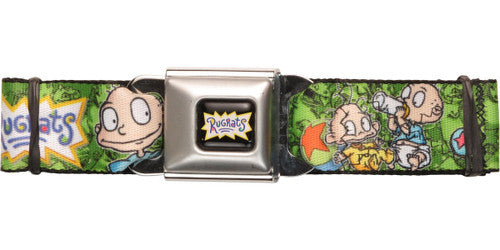 Rugrats Tommy Dil Action Seatbelt Belt in Green