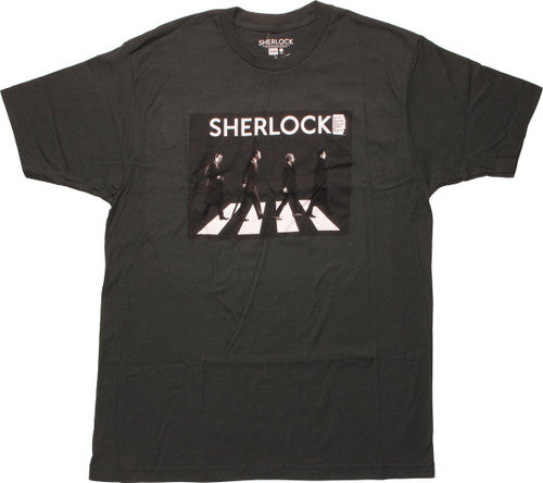 Sherlock Men Crossing Abbey Road T-Shirt