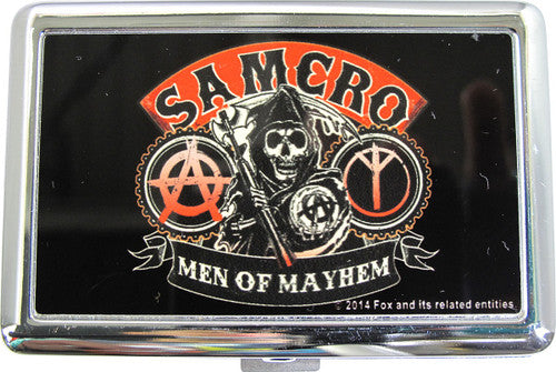 Sons of Anarchy Men of Mayhem Large Card Case in Black